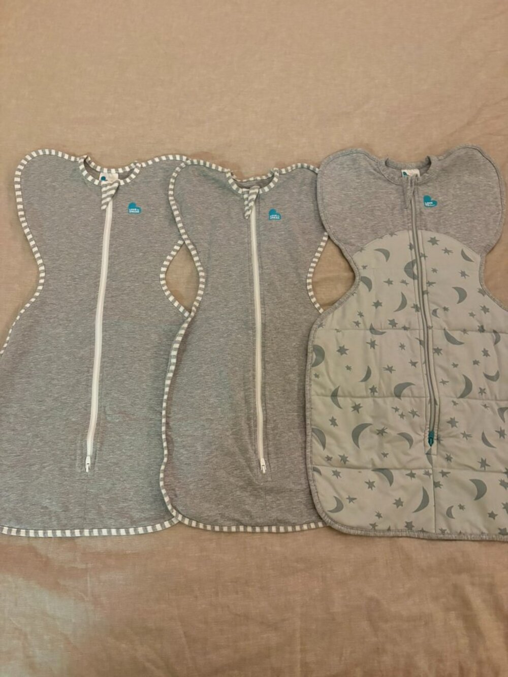 Love to Dream Baby Swaddle 3pc Bundle 2 Regular 1 Warm SMALL (S)